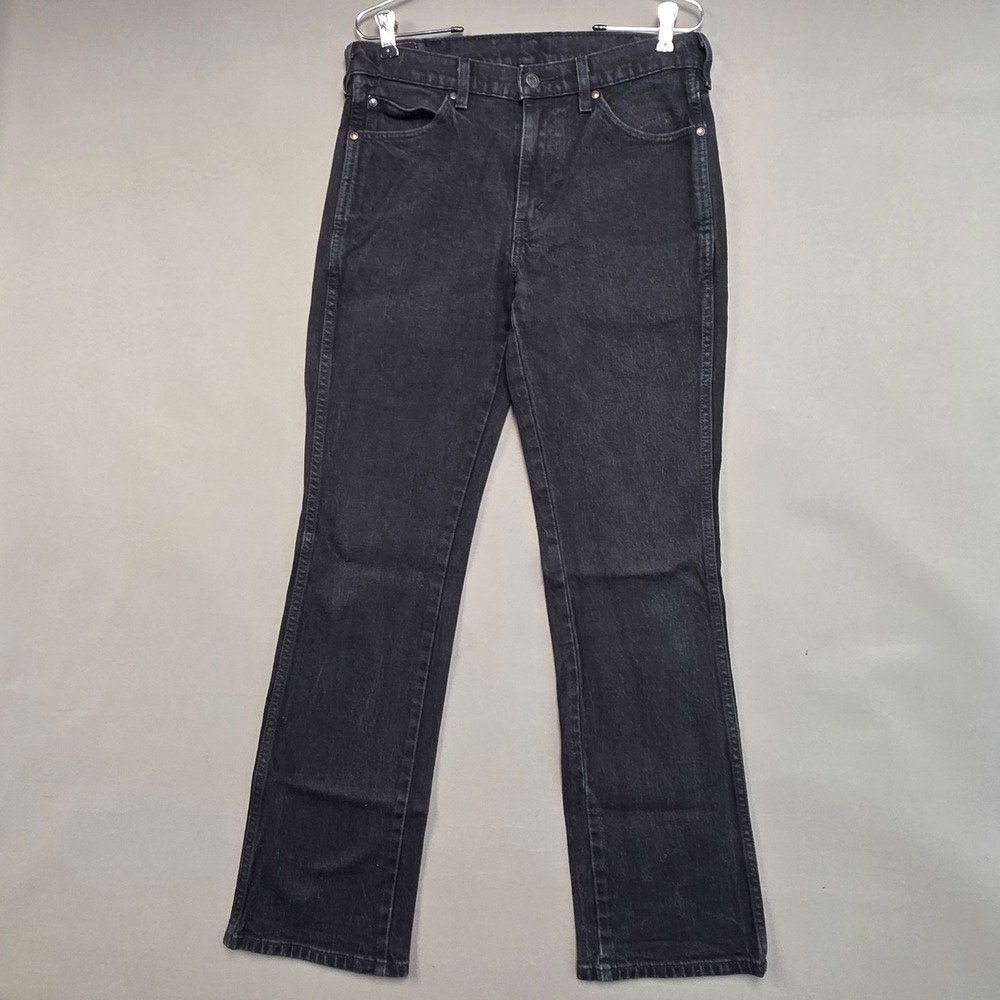 Levi's Jeans Men's 537 Bootcut Cowboy Cut Black Denim 30x32